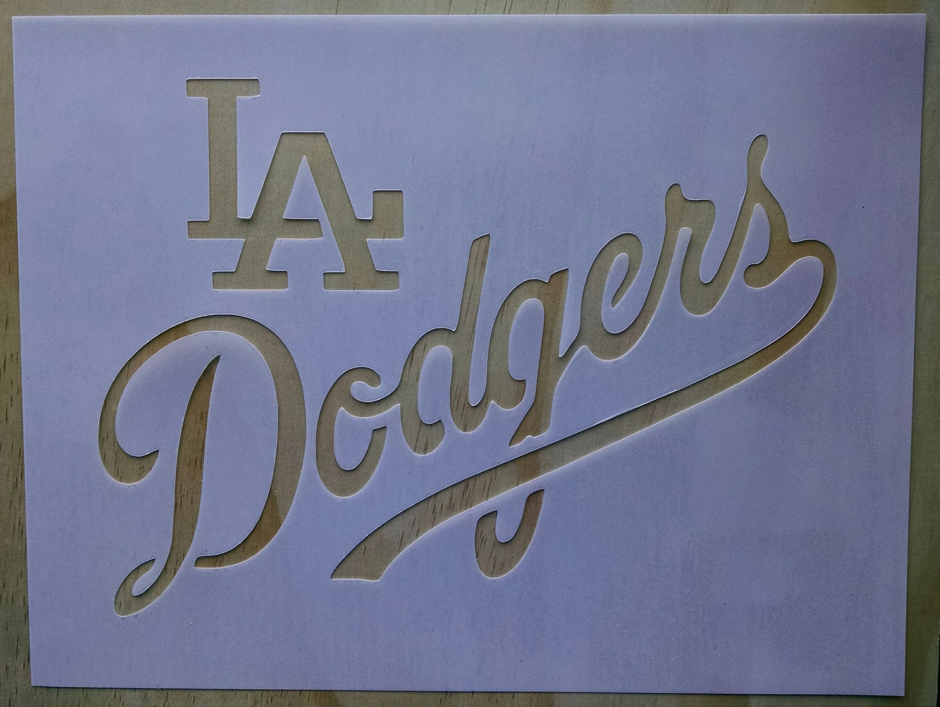 Dodger stencil