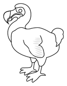 Dodo bird coloring pages free coloring pages