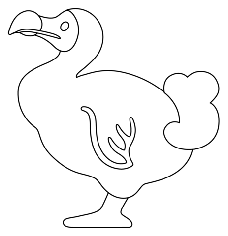 Dodo bird coloring pages free coloring pages