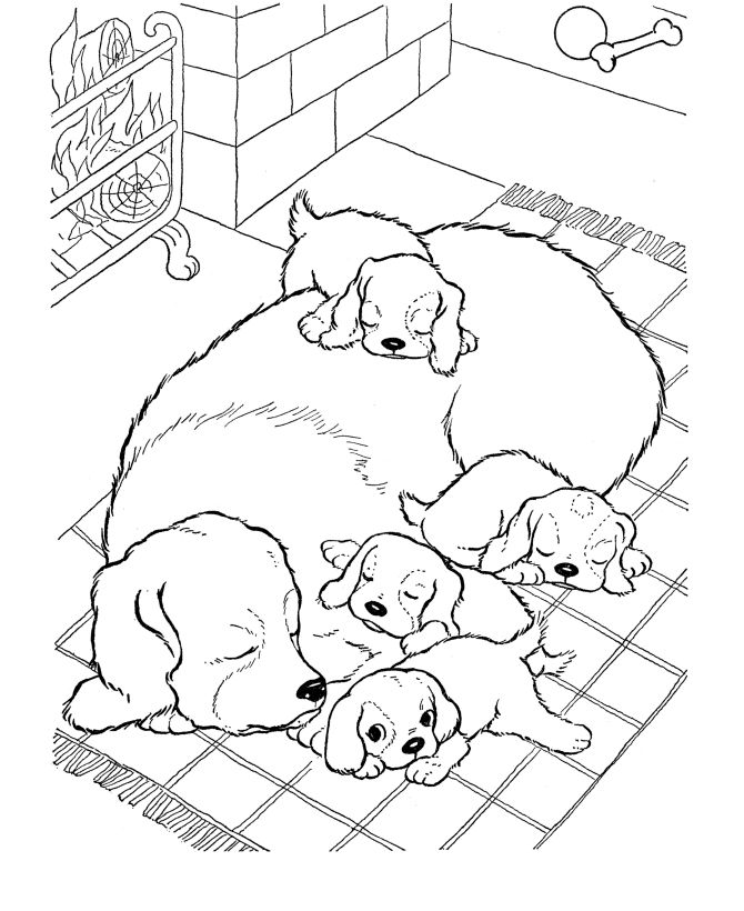 Dog coloring pages mother with puppies dog coloring page sheet puppy coloring pages animal coloring pages dog coloring book