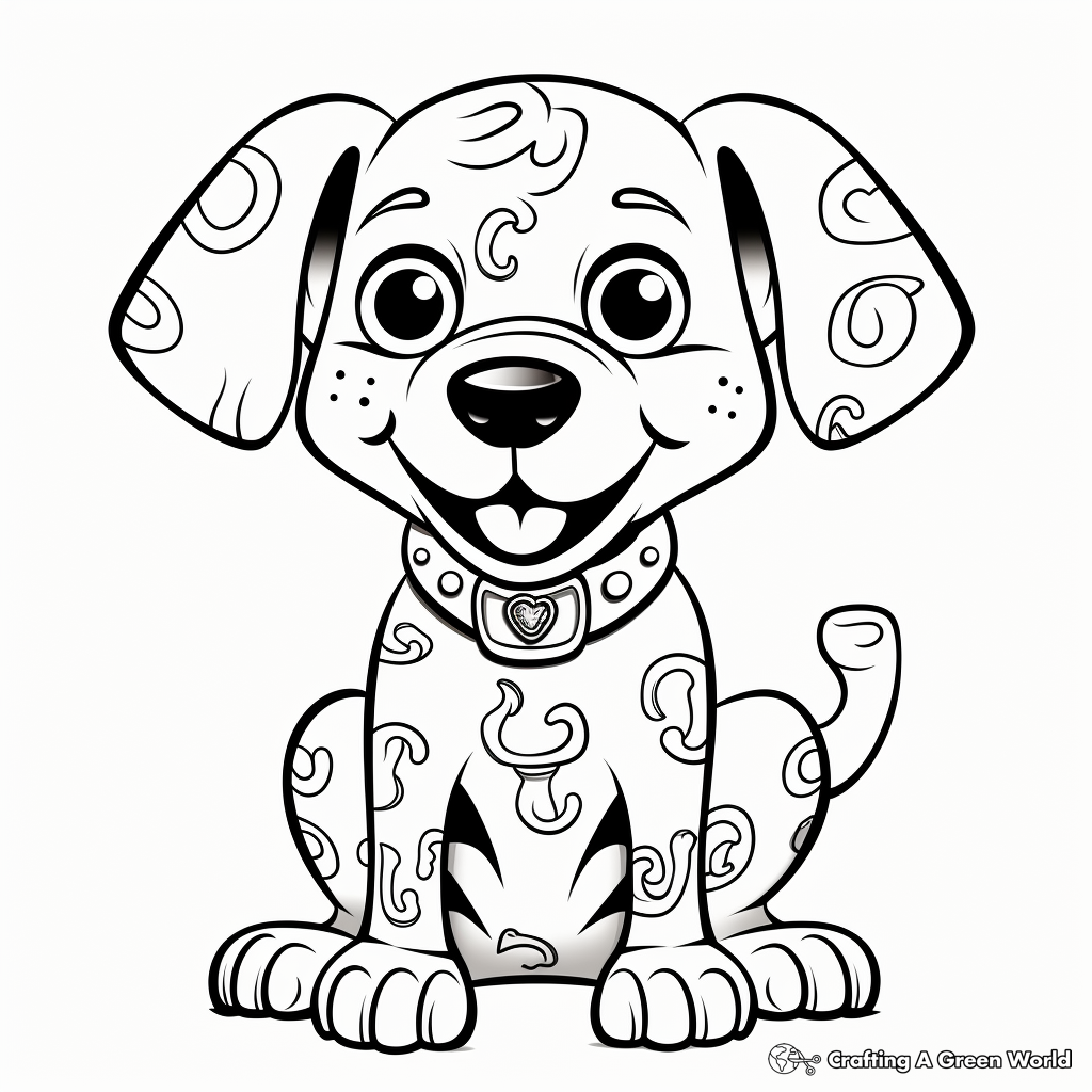 Dog bone coloring pages