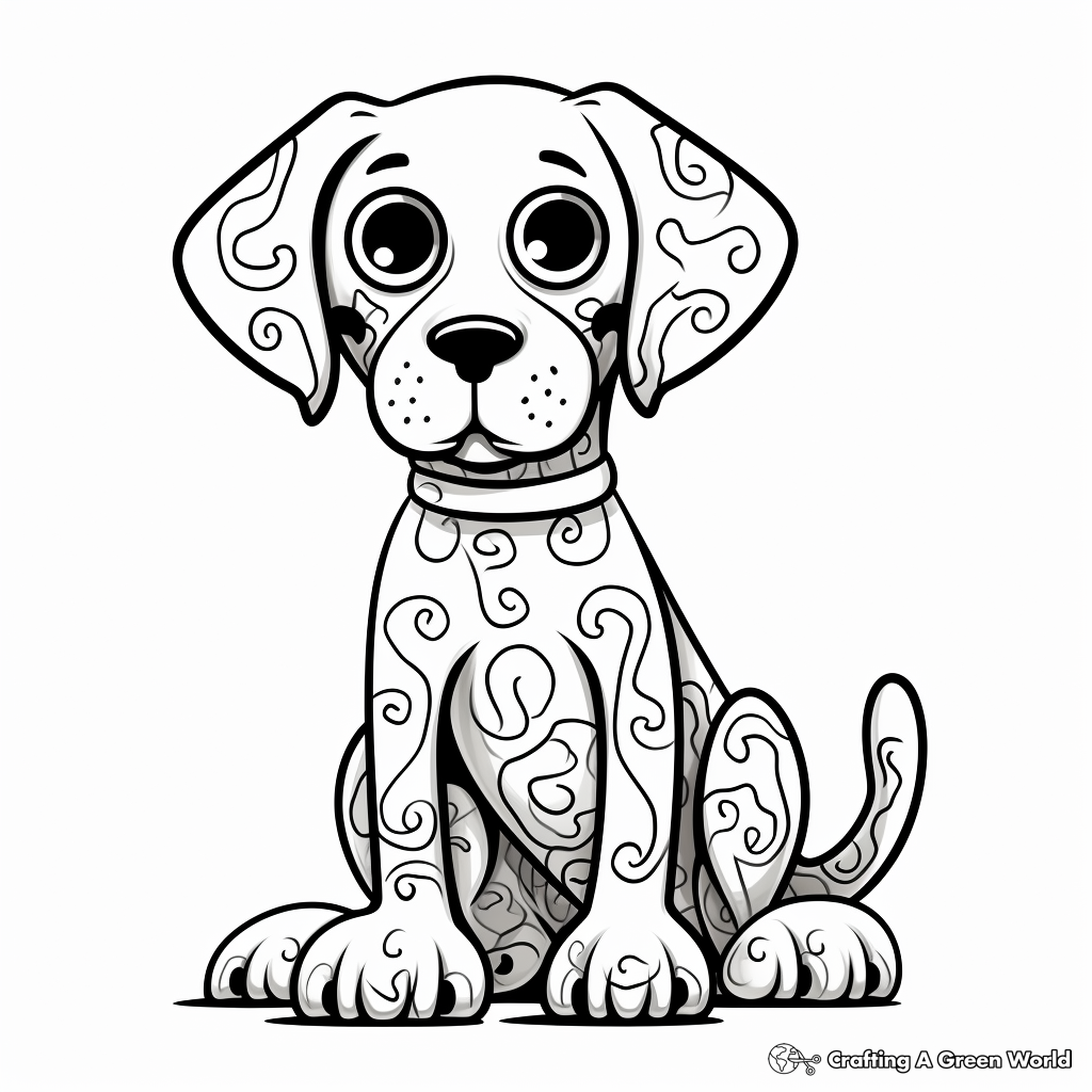 Dog bone coloring pages