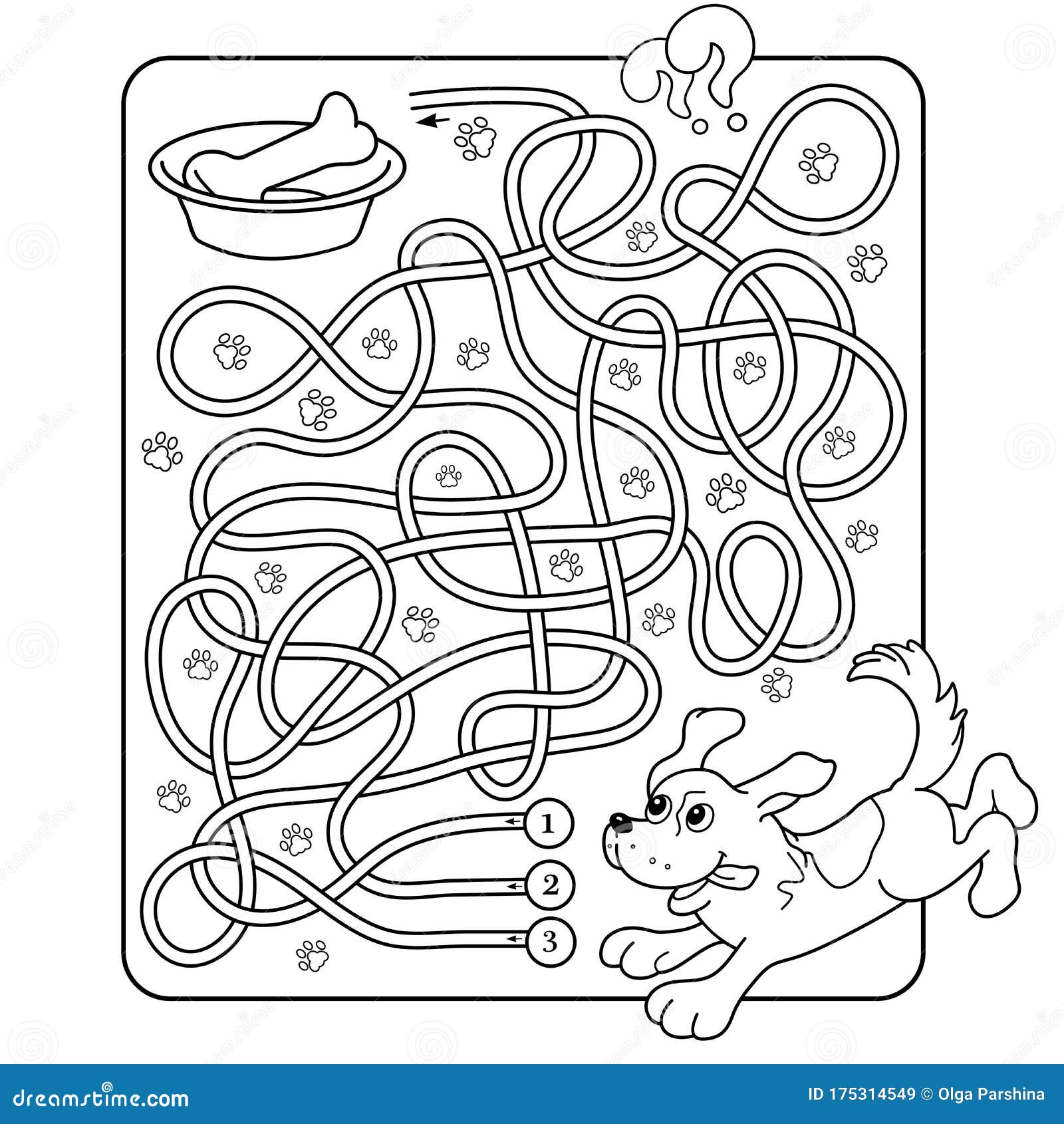 Dog bone coloring page stock illustrations â dog bone coloring page stock illustrations vectors clipart