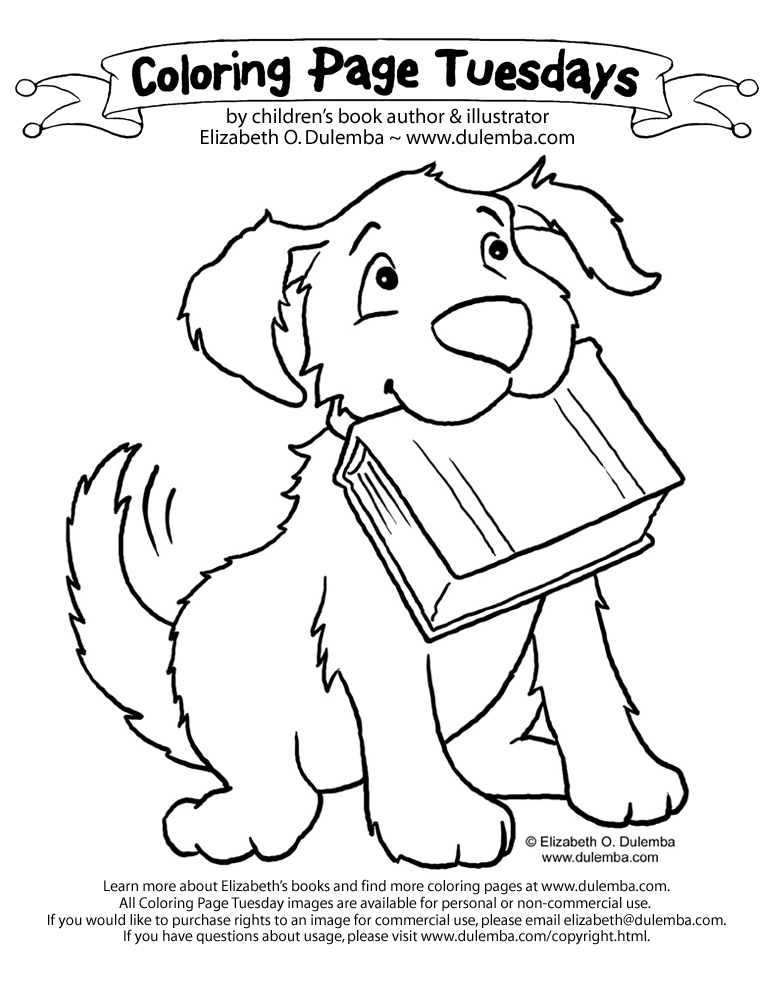 Coloring page tuesday