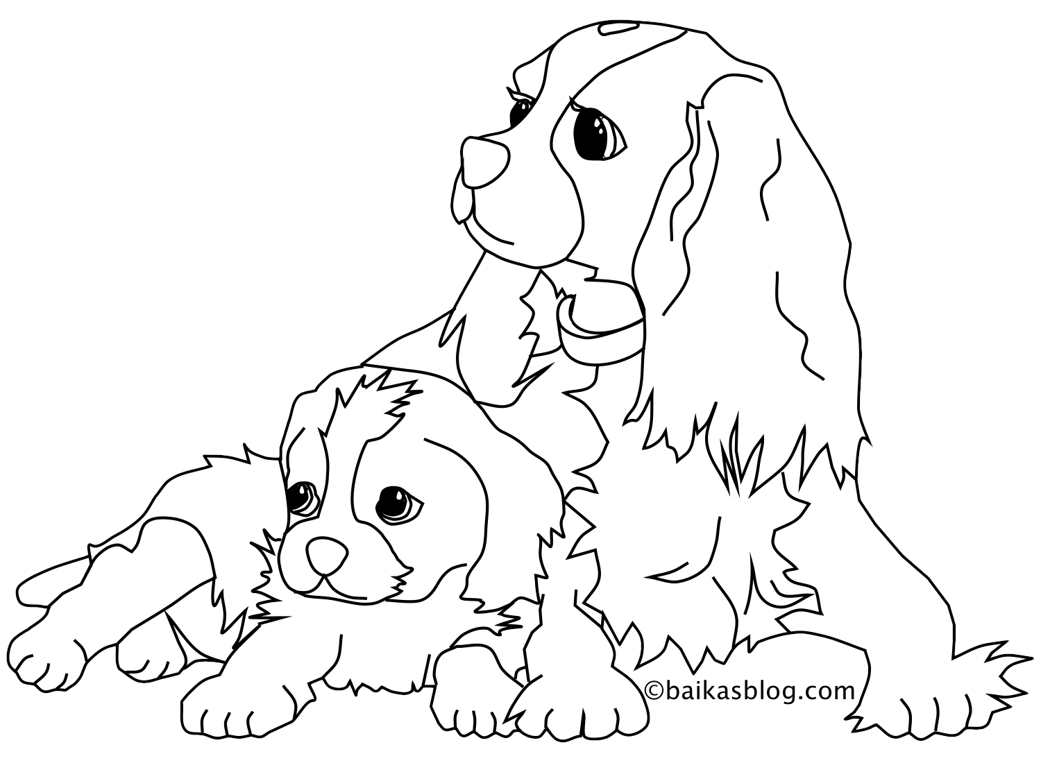 Dogs coloring