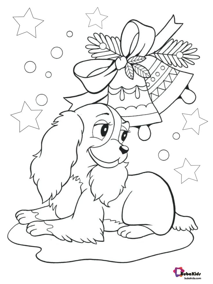 Cute christmas dog coloring page collection of animal coloring pages for teenagâ printable christmas coloring pages disney coloring pages puppy coloring pages