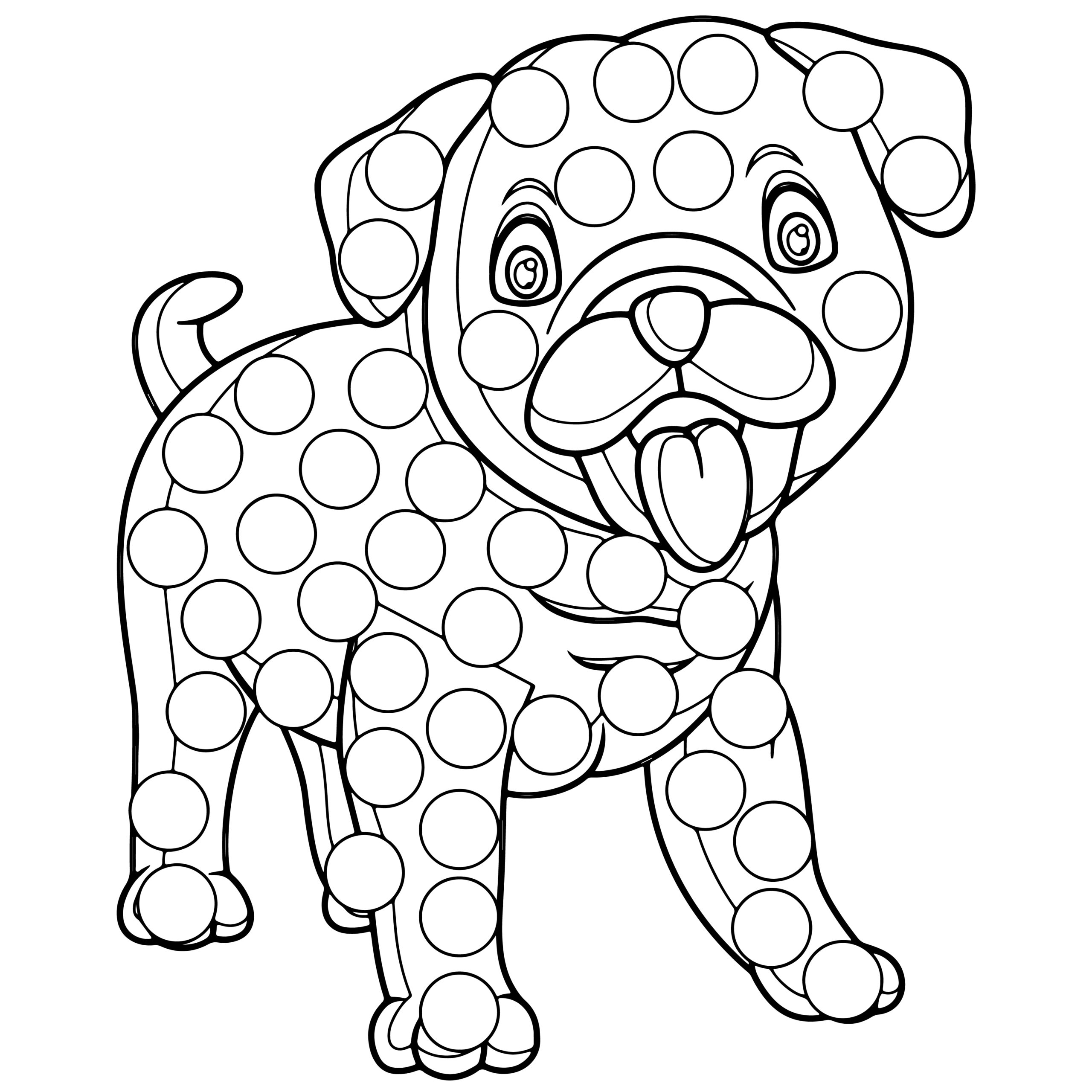 Puppy dot markers activity book easy coloring for toddlers preschoolers kids made by teachers