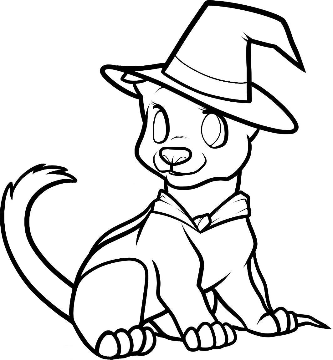 Cute halloween coloring pages