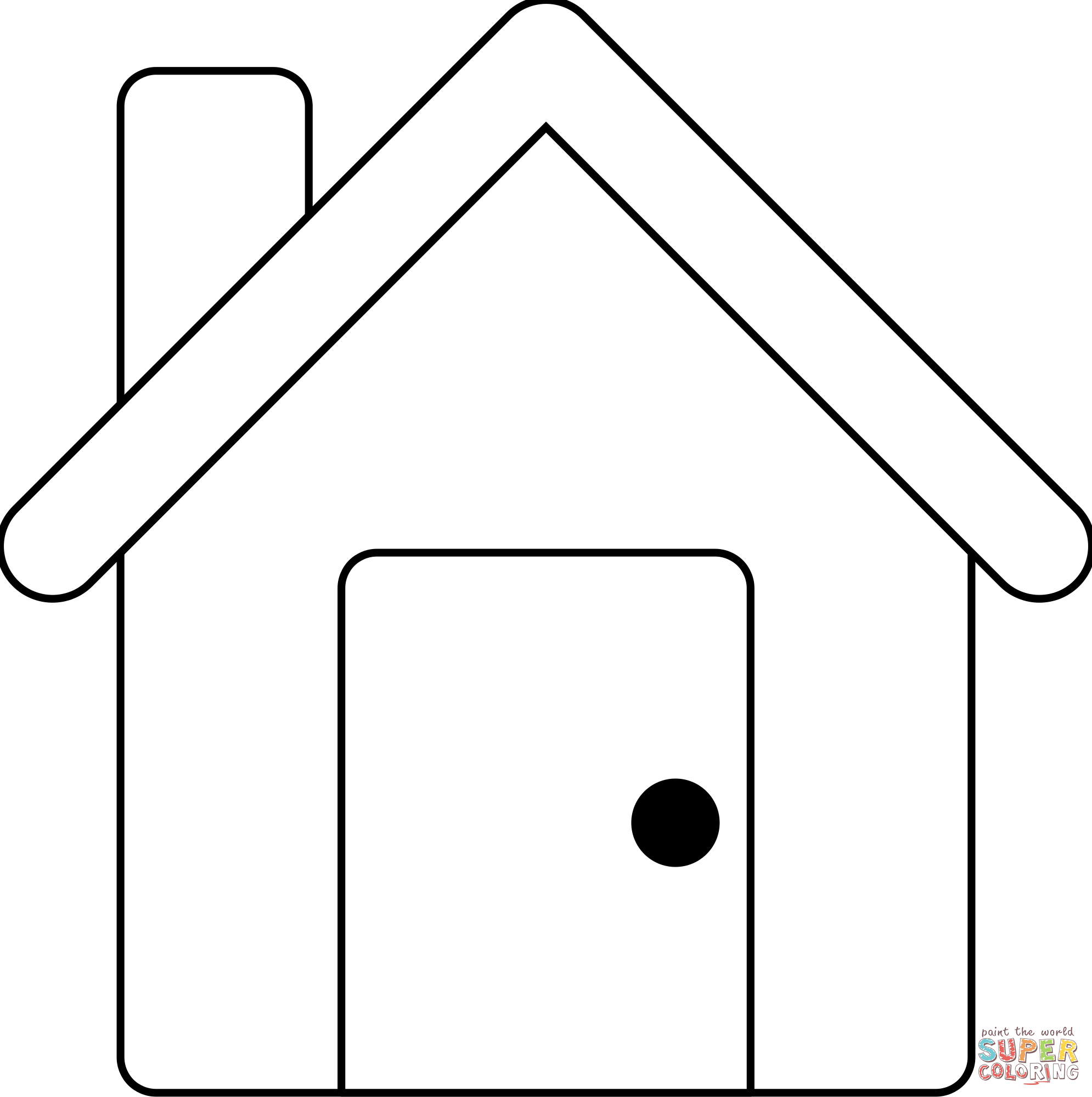 Dog house coloring page free printable coloring pages