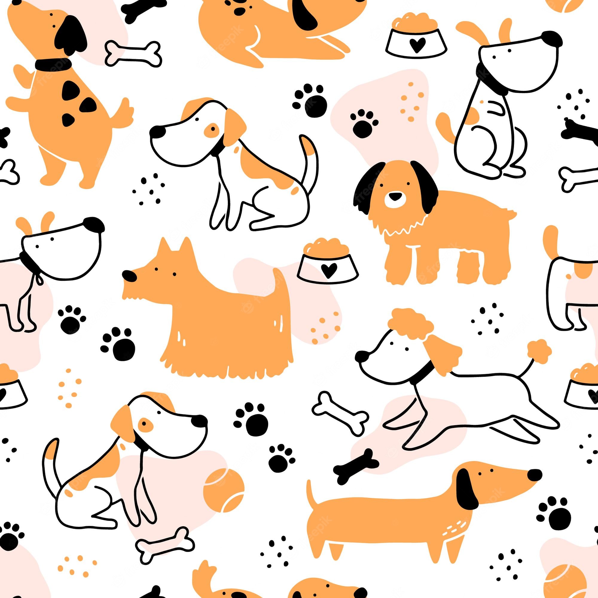 Download Free 100 + dog illustration Wallpapers