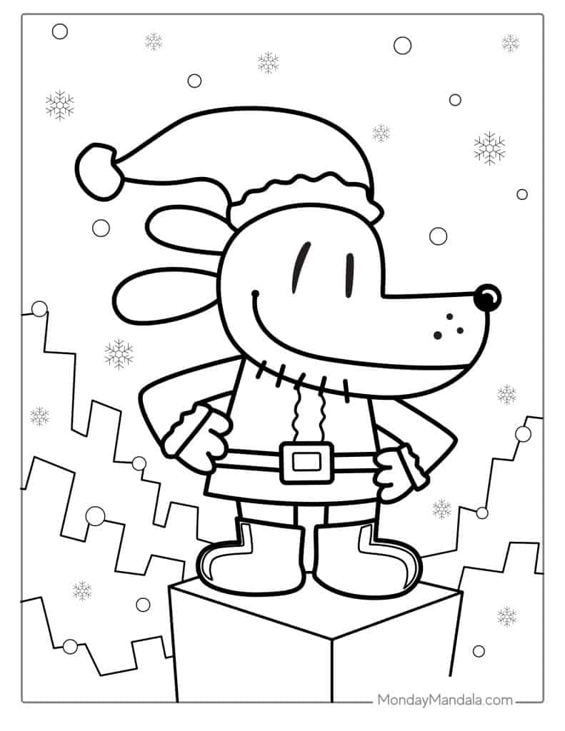 Dog man coloring pages free pdf printables