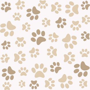 Dog paw print wallpaper