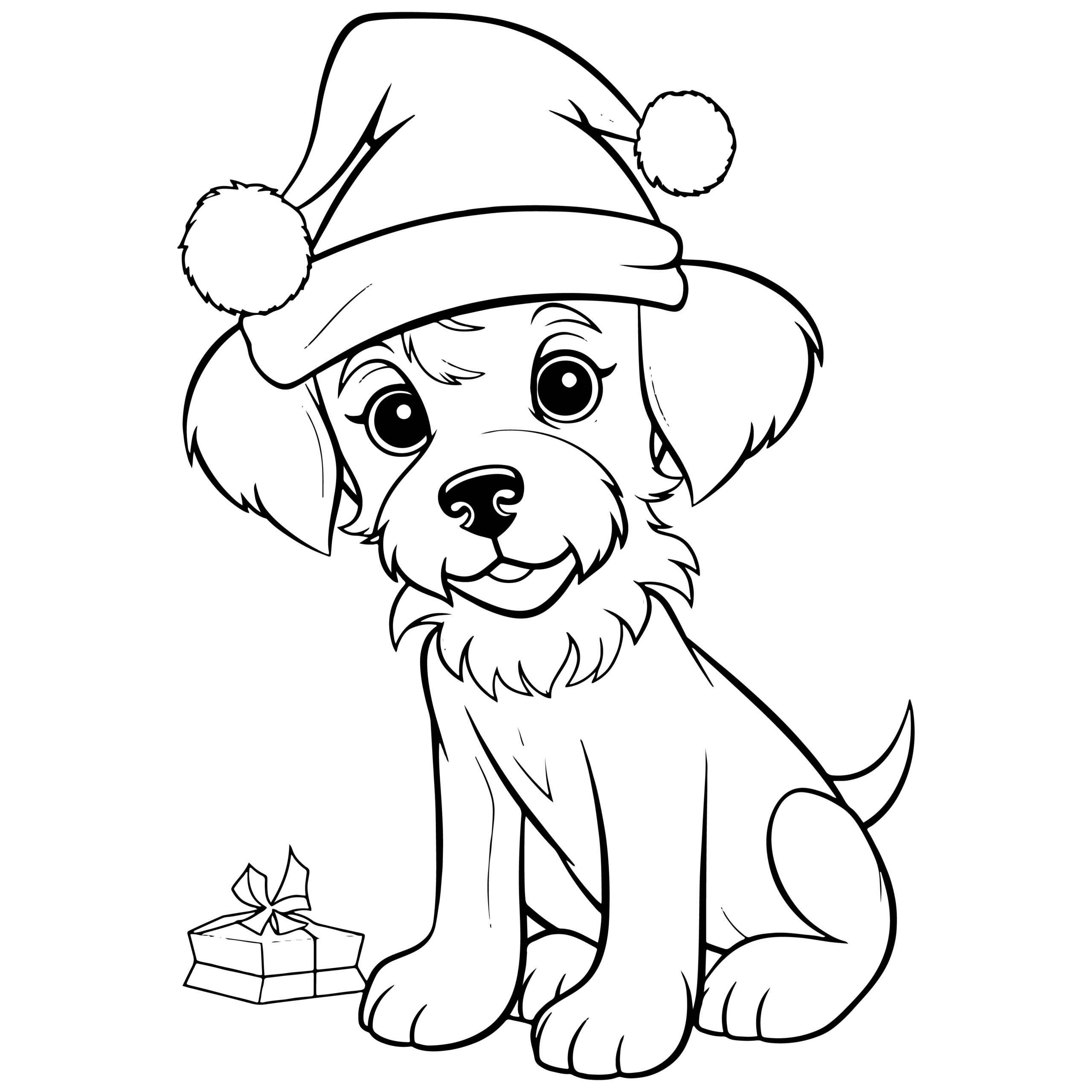 Dogs christmas coloring book puppy coloring book for children who love dogs made by teachers