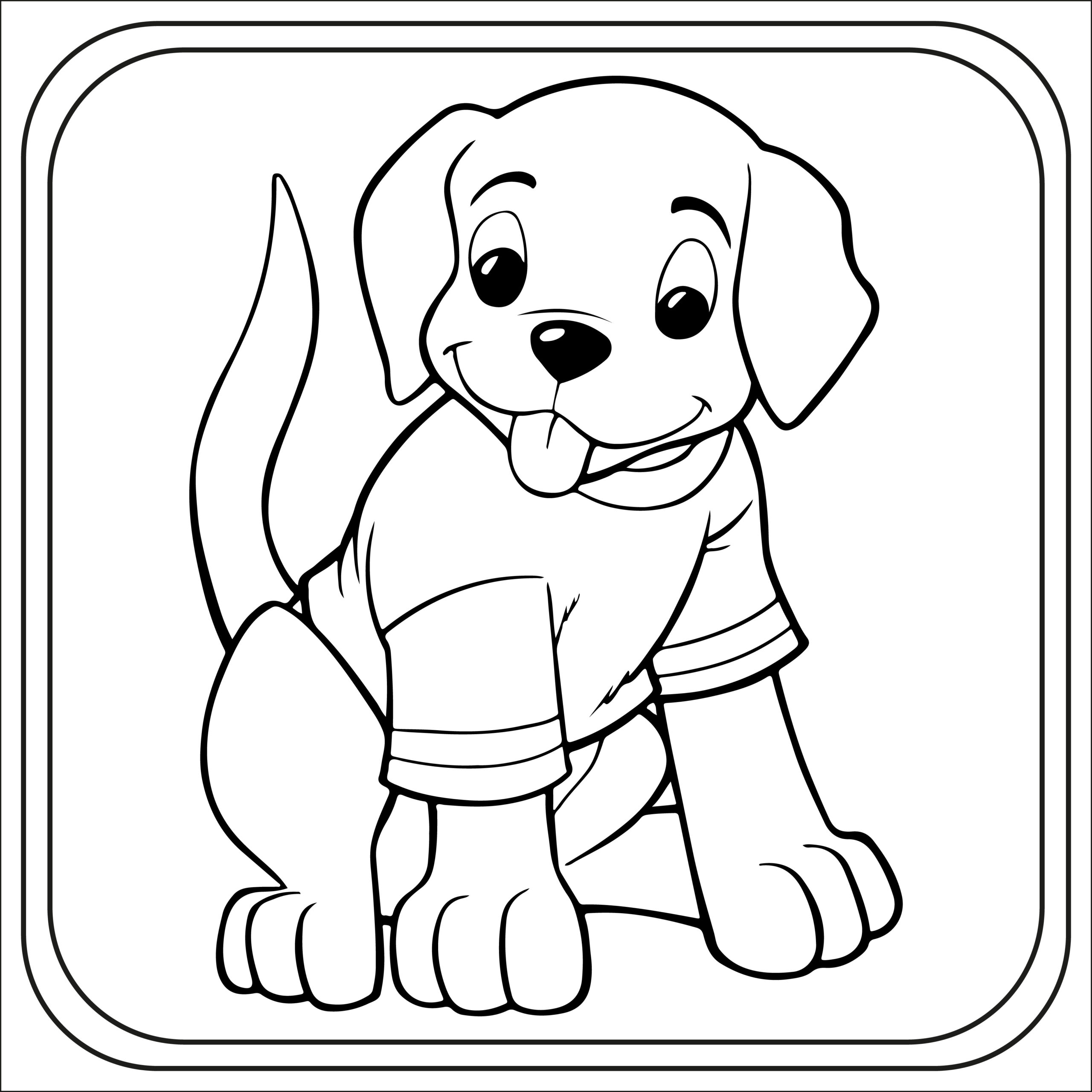 Dog coloring pages preschool kindergarten first grade made by teachers
