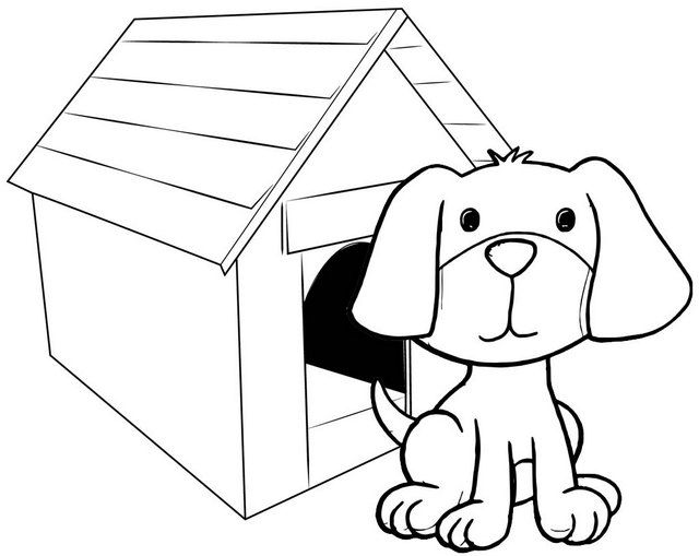 Seven fun dog house coloring pages for kids casa para colorir pãginas de colorir animais pãginas para colorir