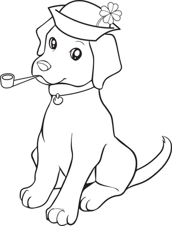 Free dogs coloring pages for kids