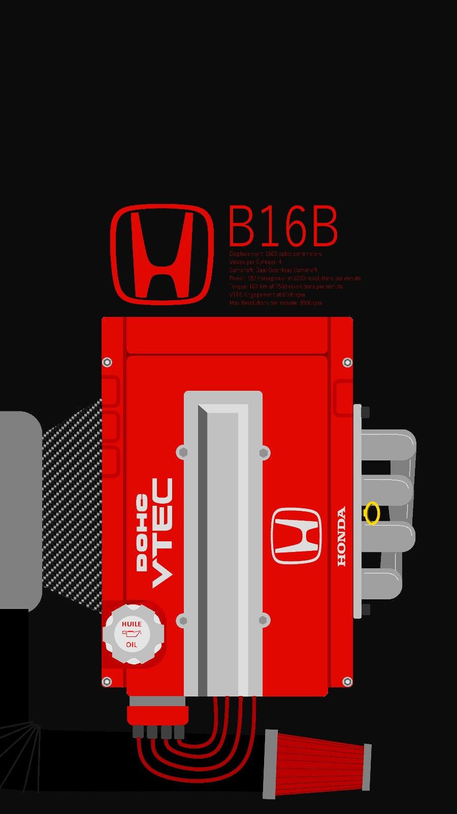 Honda bb engine wallpaper automotive design vtec gaming logos