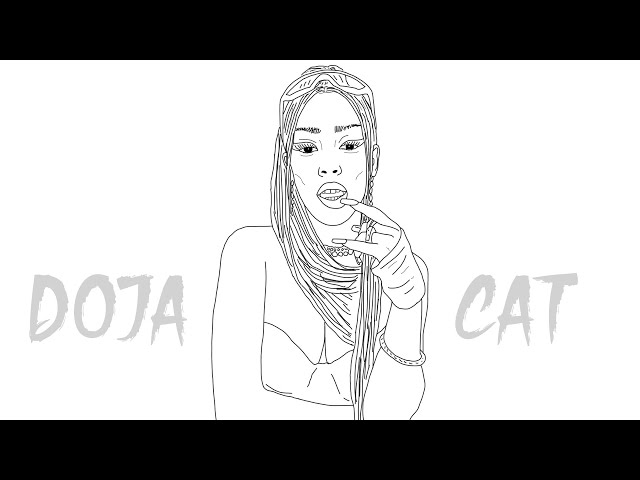 How to draw doja cat