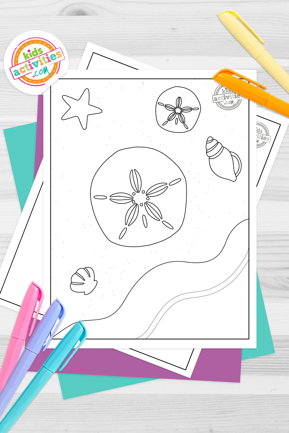 Best ocean printable sand dollar coloring pages kids activities blog