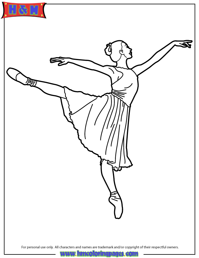 Ballerina dancing in tutu dress coloring page free printable coloring pages dance coloring pages valentines day coloring page