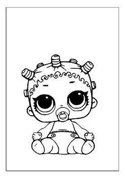 Printable lol surprise dolls coloring pages artistic adventure awaits