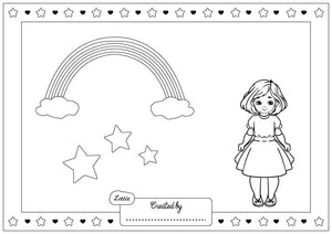 Coloring pages dolls