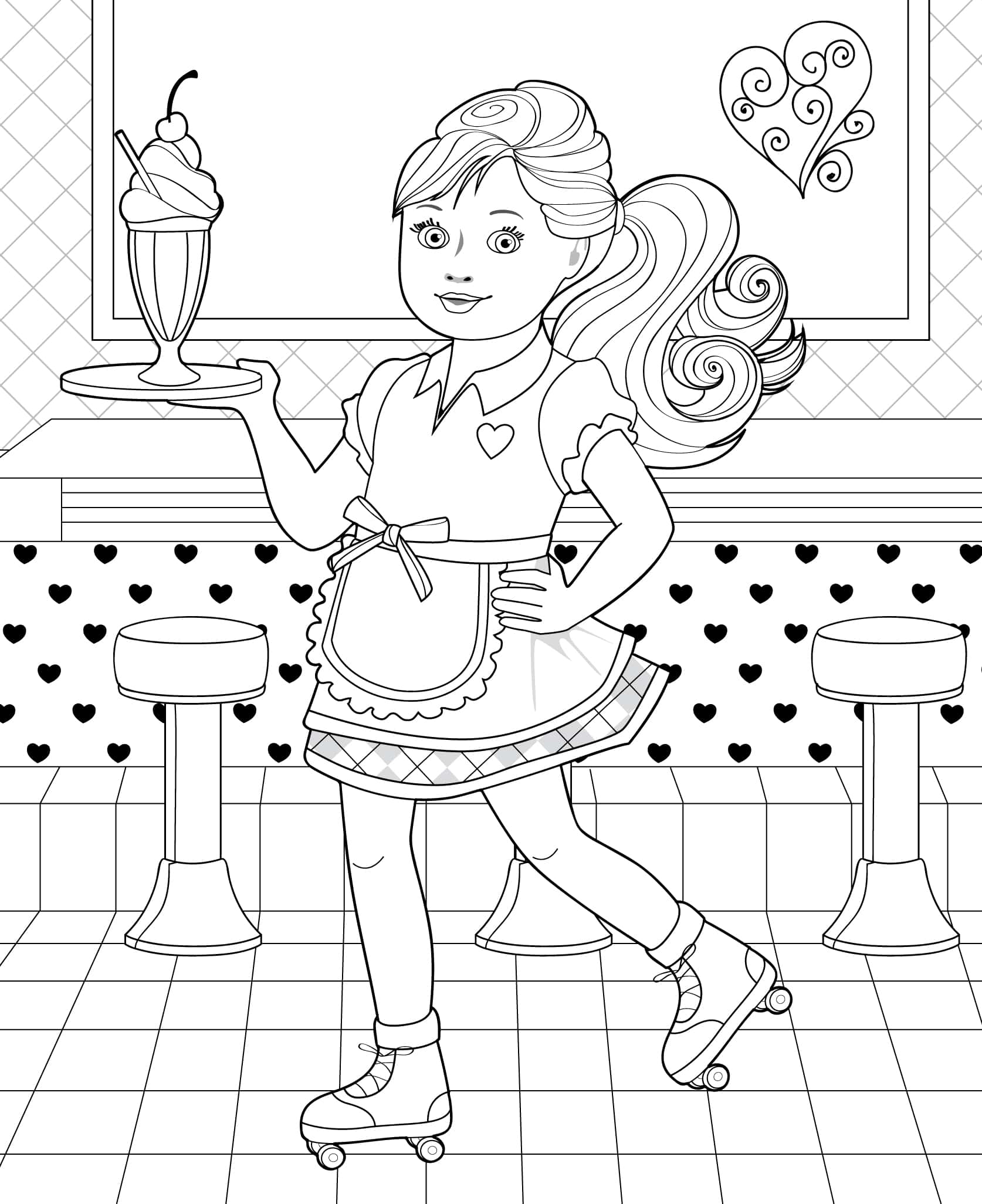 Doll coloring pages for girls our generation