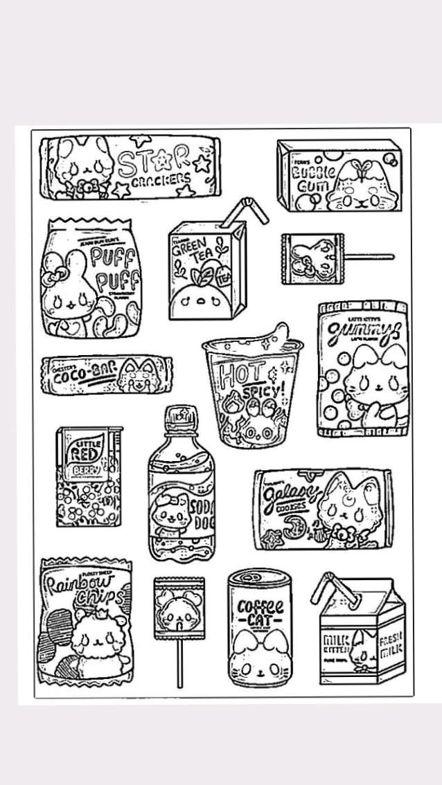 Ideias for paper duck â chibi coloring pages detailed coloring pages food coloring pages