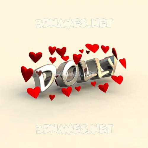 Preview of in love d name for dolly