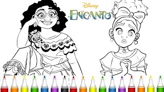 Disney encanto mirabel coloring book disneys mirabel dolores coloring page
