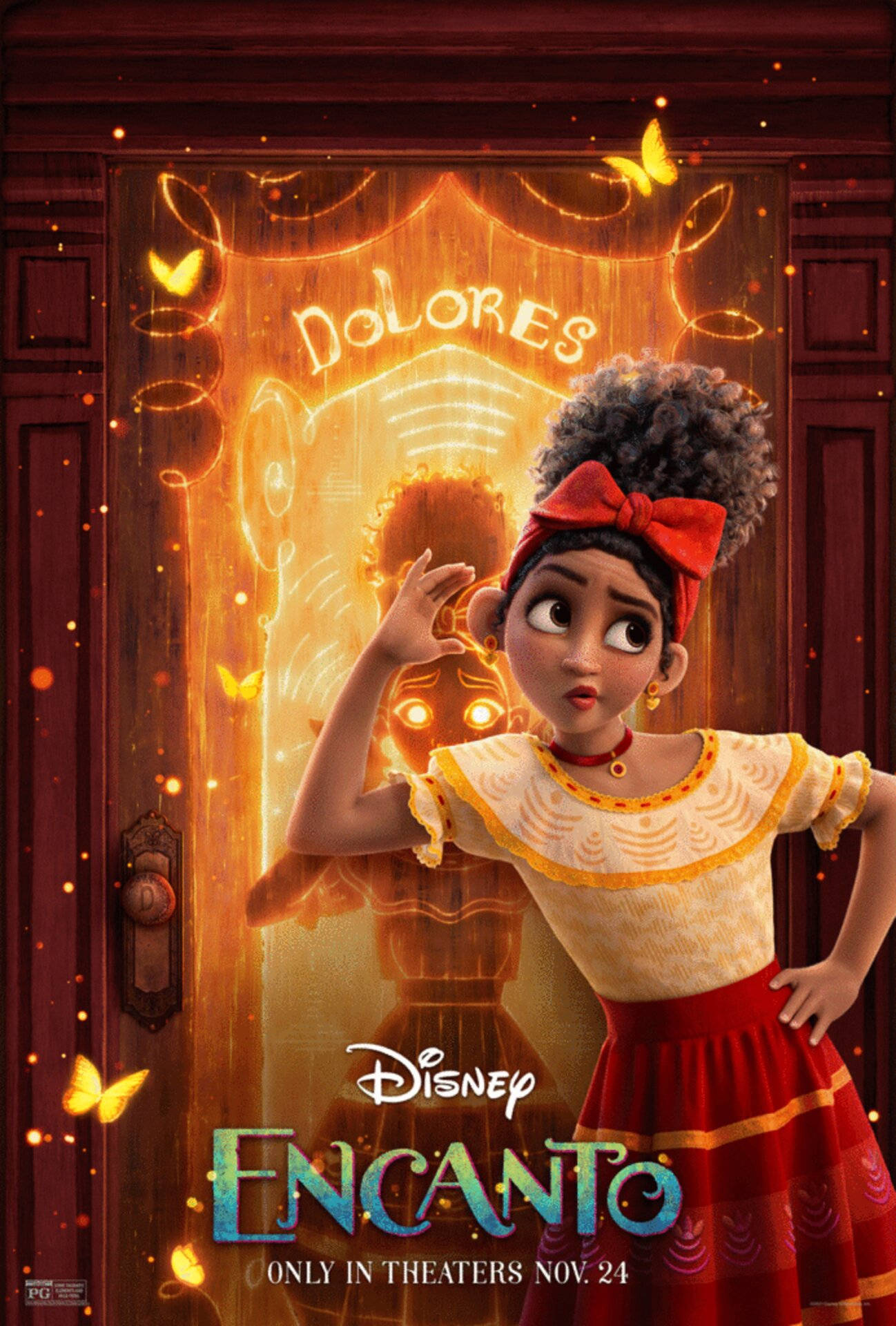 Download disney encanto dolores wallpaper