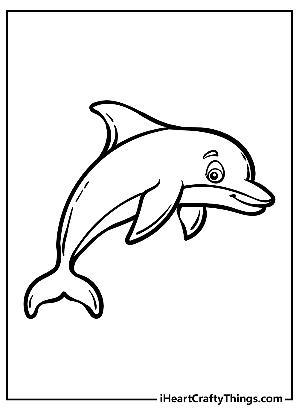 Dolphin coloring pages free printables