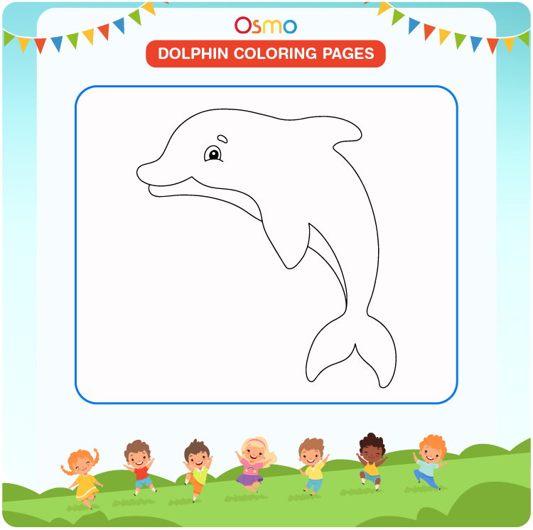 Dolphin coloring pages download free printables