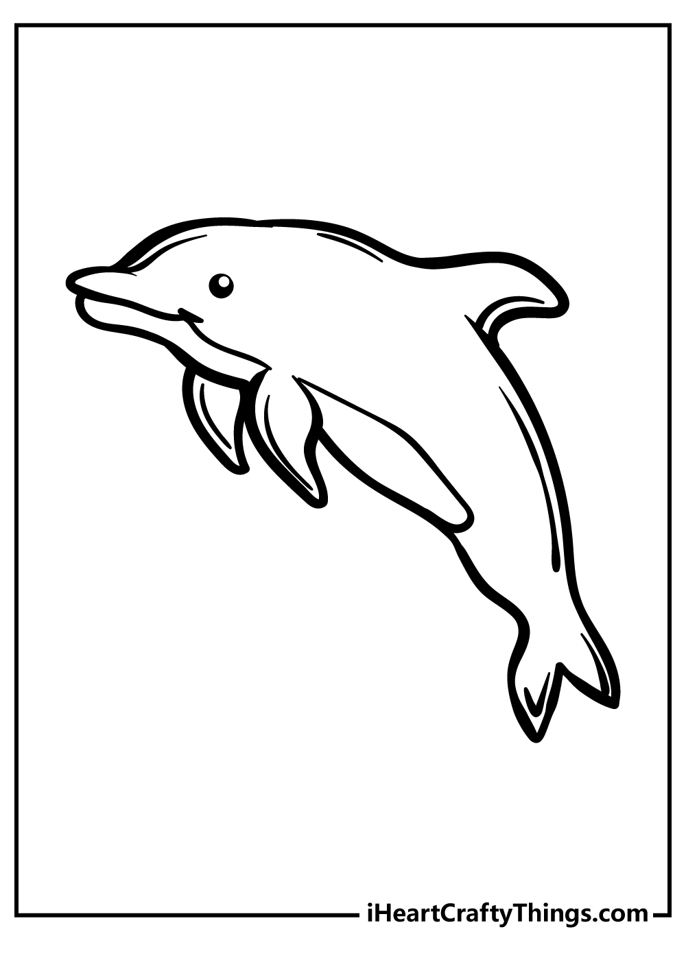 Dolphin coloring pages free printables