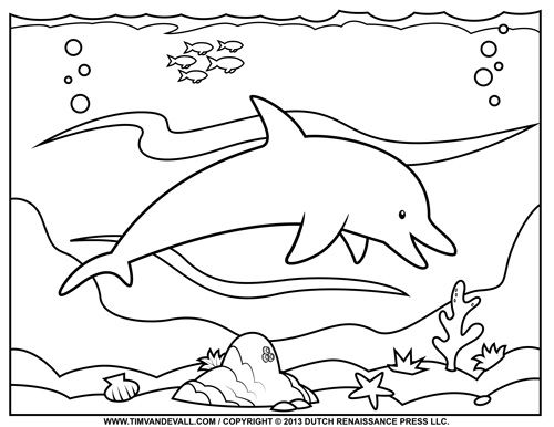 Free dolphin clipart printable coloring pages outline silhouette â tims printables dolphin coloring pages printable coloring pages ocean coloring pages