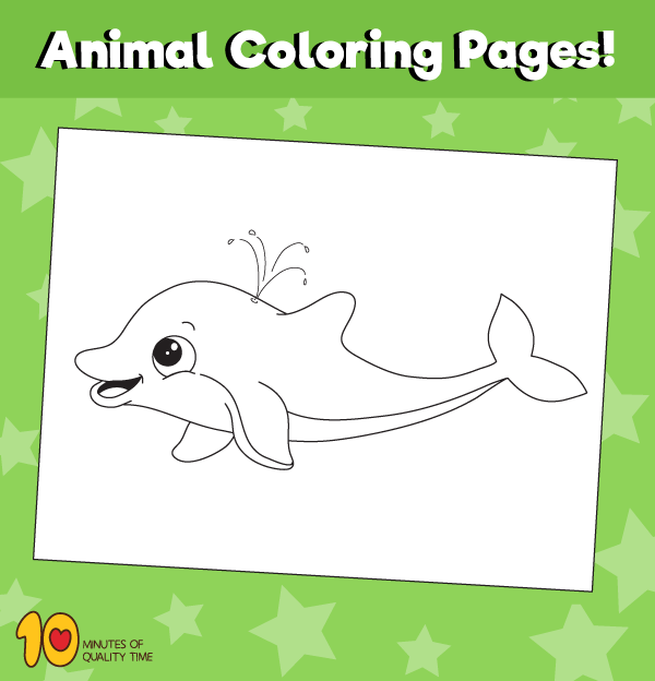 Dolphin coloring page â animal coloring pages â minutes of quality time