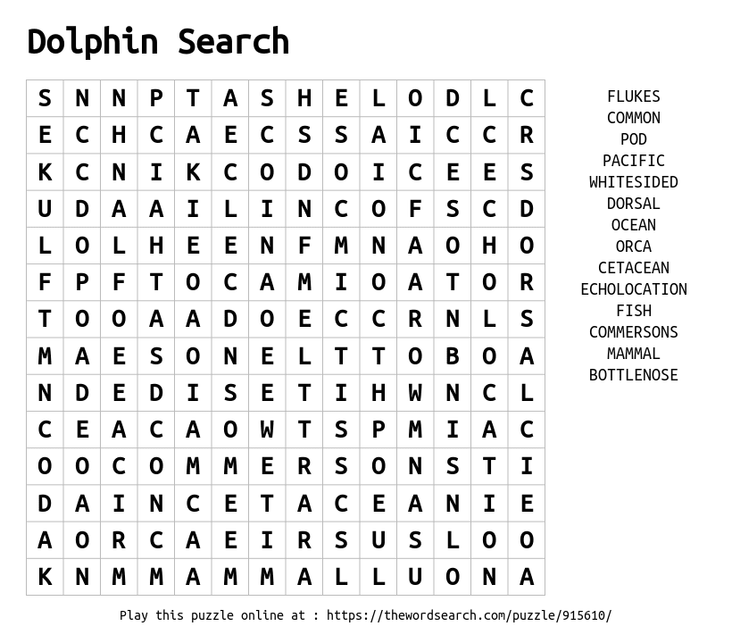 Download word search on dolphin search