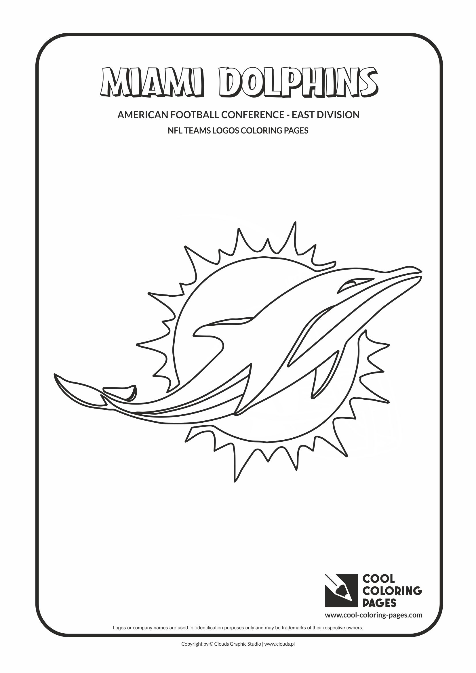 Cool coloring pages miami dolphins