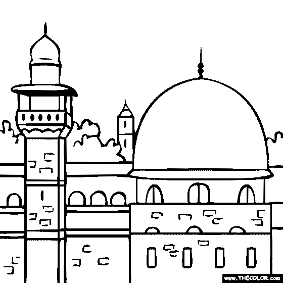 Faous places and landarks coloring pages