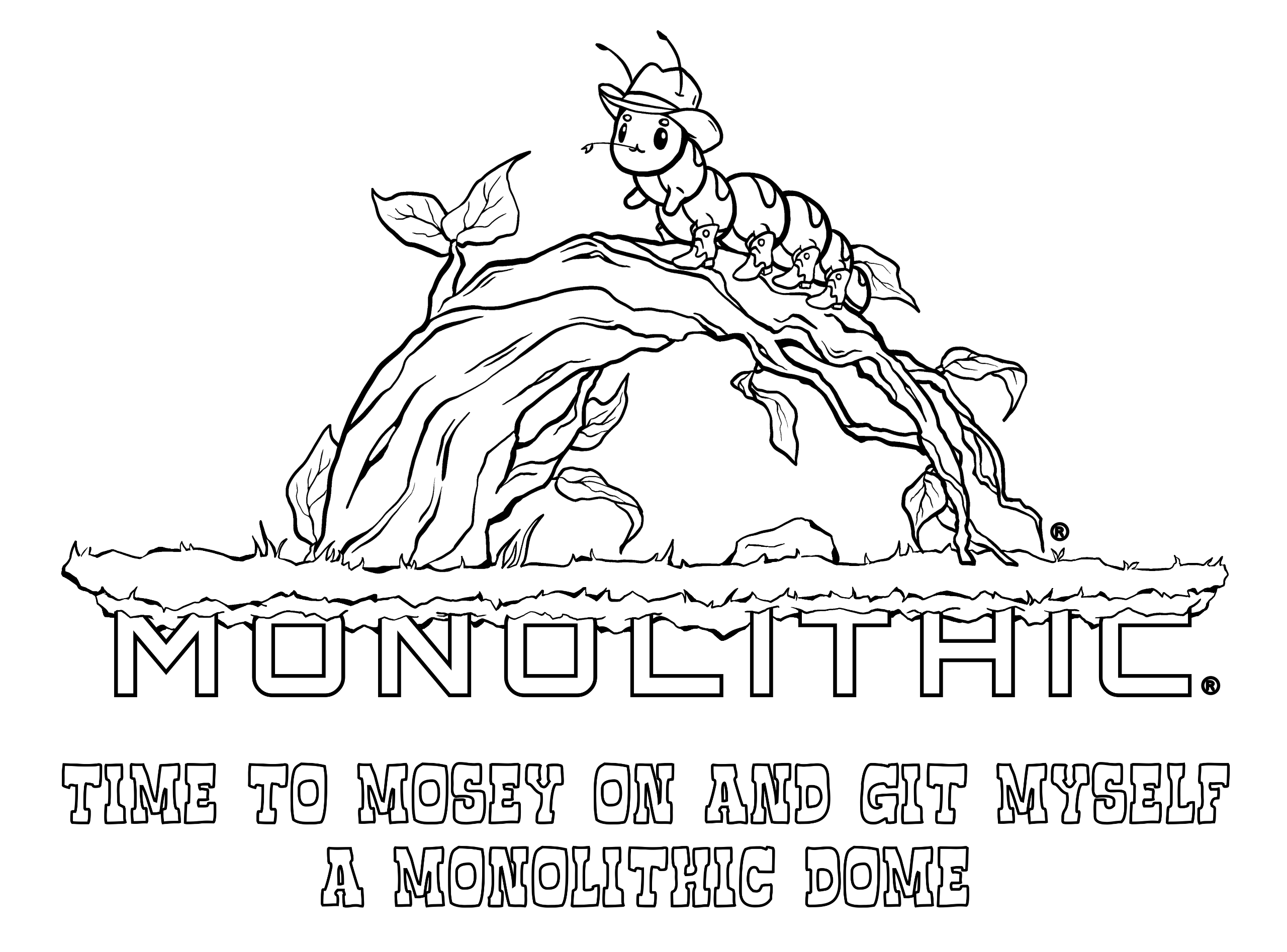 Image monolithic bruco coloring page