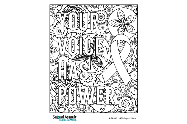 Saam coloring pages national sexual violence resource center