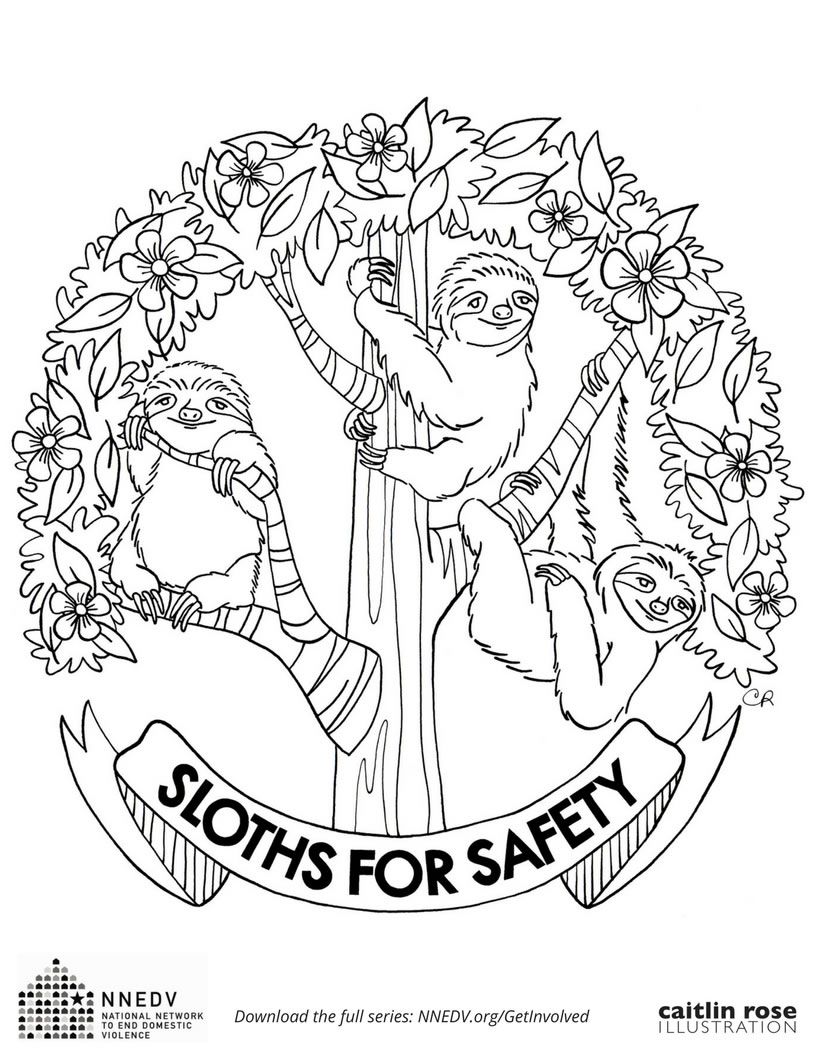 Nnedv on x practice selfcare this worldkindnessday with our coloring pages ððïðð download them all httpstcobvghcvfo slothsforsafety frogsforfinancialempowerment elephantsforequality emusagainstemotionalabuse httpstco