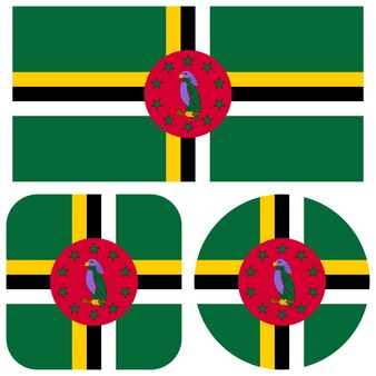 Page dominica flag graphic images