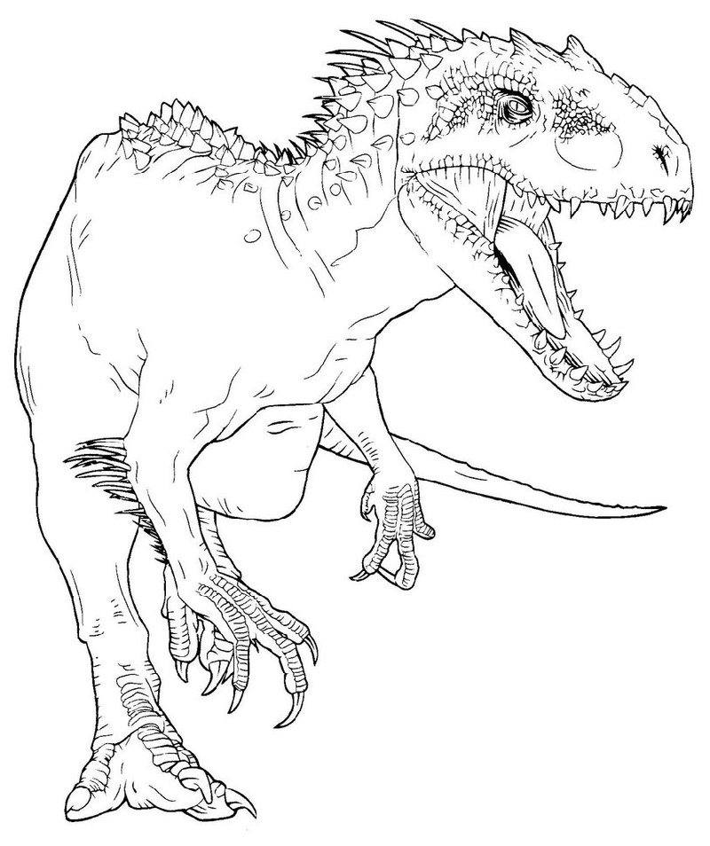 Indominus rex coloring page for boys dinosaur coloring pages coloring pages indominus rex