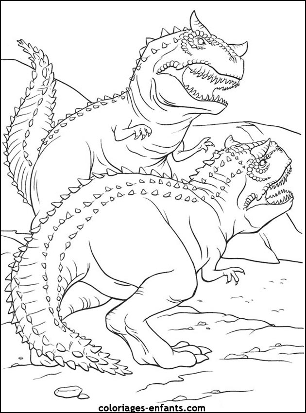 Coloriage dinosaures