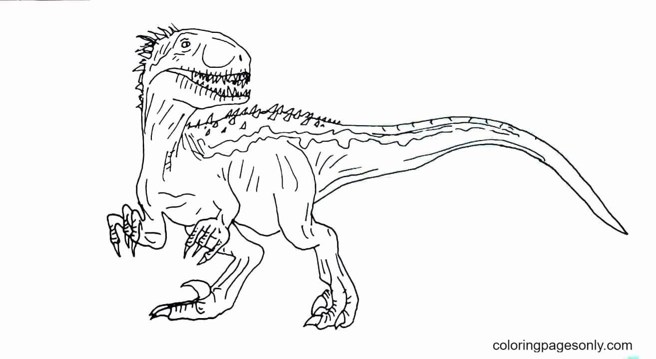 Indominus coloring pages printable for free download