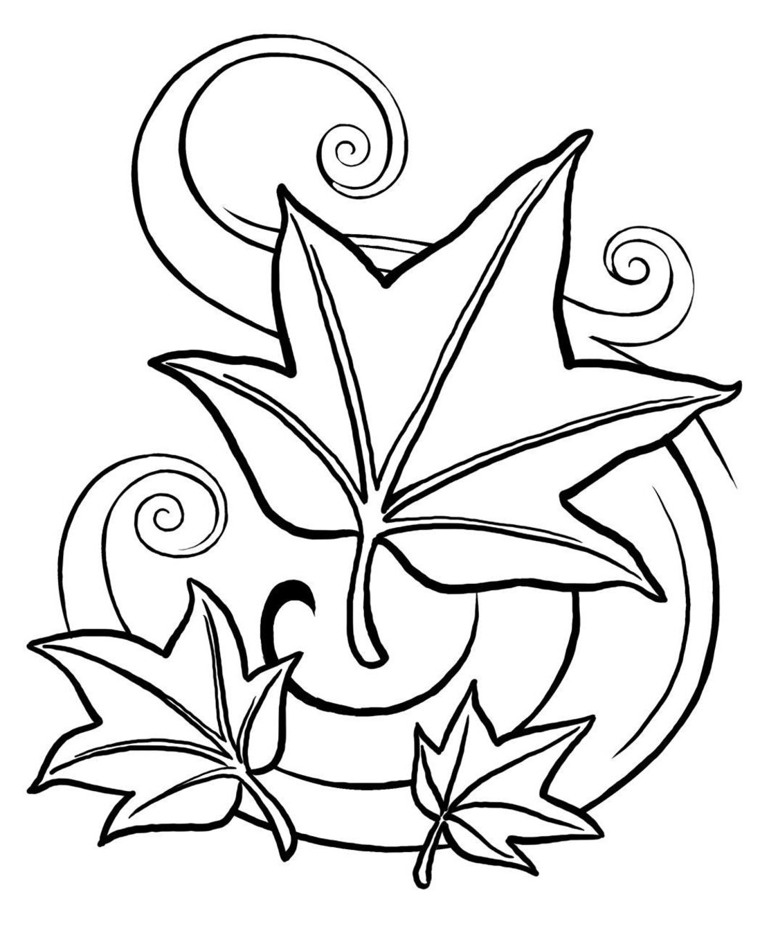 Autumn coloring pages to download and print for free