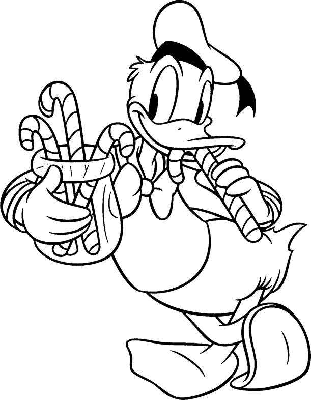 Free printable donald duck coloring pages for kids