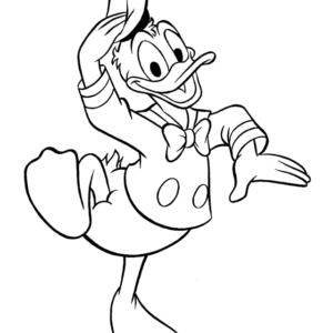 Donald duck coloring pages printable for free download