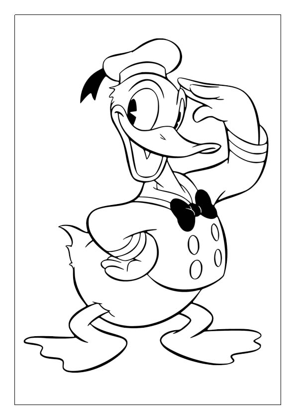 Donald duck coloring pages printable coloring sheets